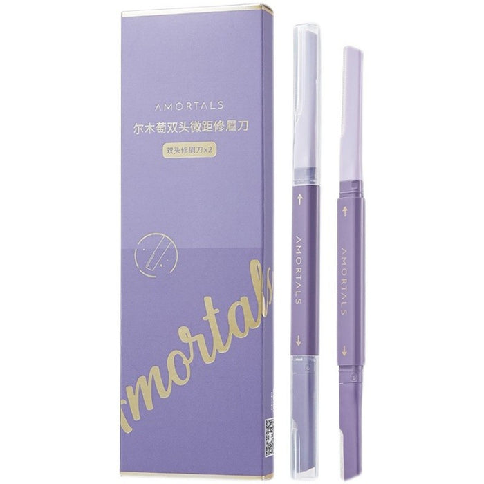 AMORTALS Double-head Eyebrow Trimmer 2 Pcs Set T2870