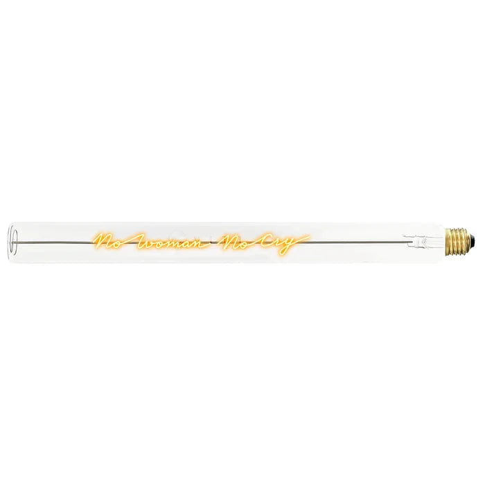 Ampoule décorative LED “No Woman No Cry” – Message In The Tube - Elements Lighting