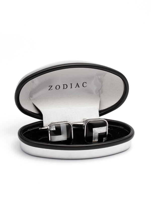 Black & White Stone Cufflinks