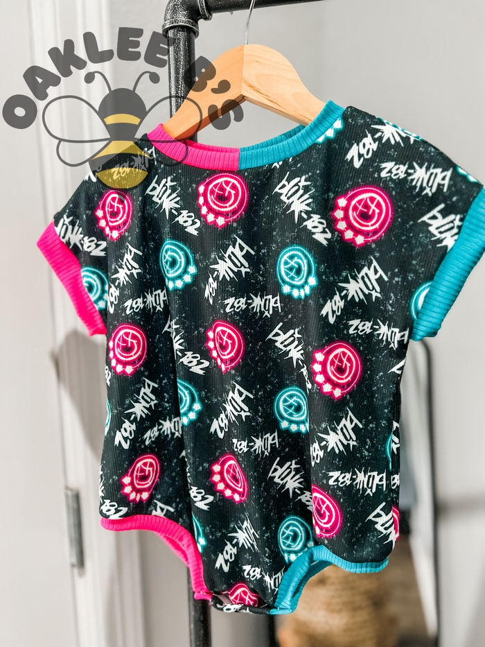 Blink Tee Romper w Snaps