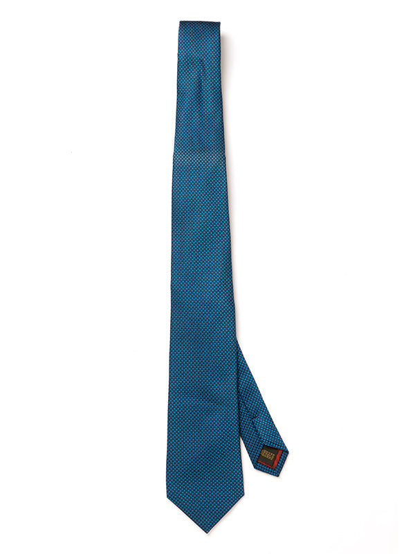 Campania Structure Dark Blue Silk Tie