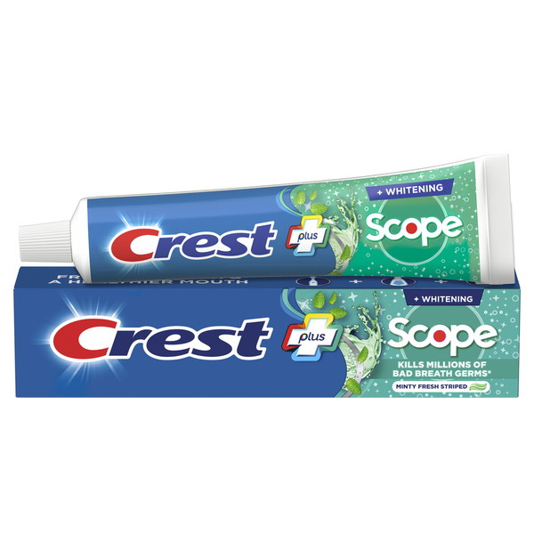 CREST Complete Whitening Plus Scope Minty Fresh Toothpaste معجون تبييض الاسنان بنكهة النعناع من كريست
