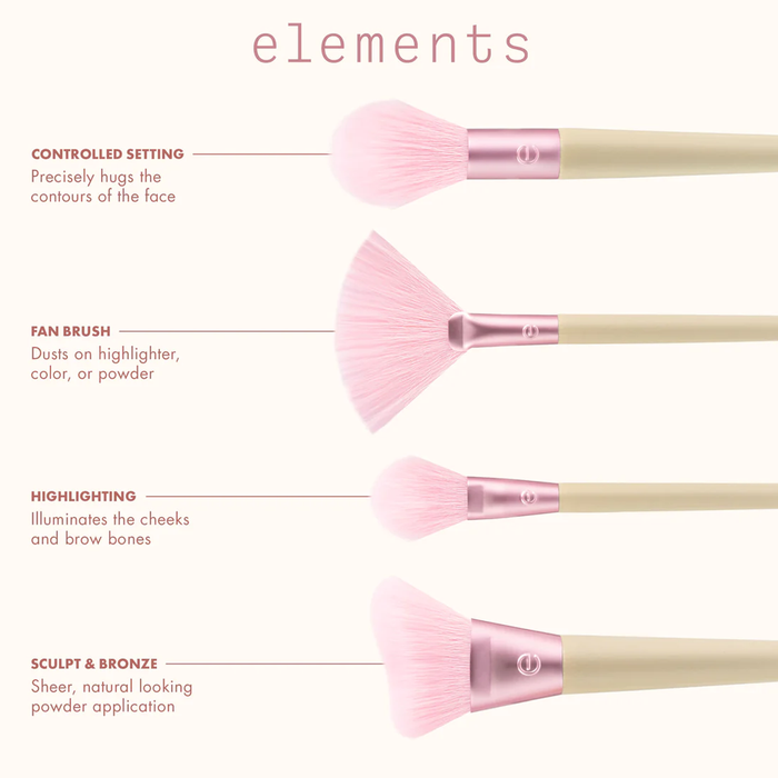 EcoTools Elements Wind-Kissed Finish Makeup Brush Kit
