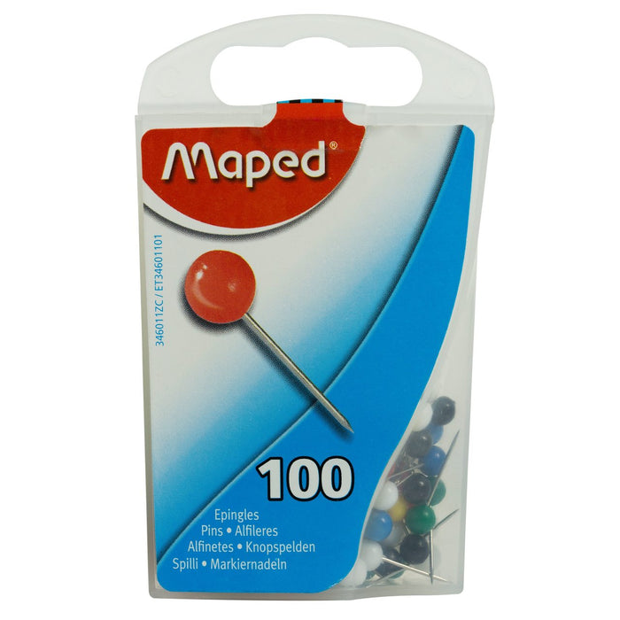 Executive World Push Pin Map – Contemporary Black