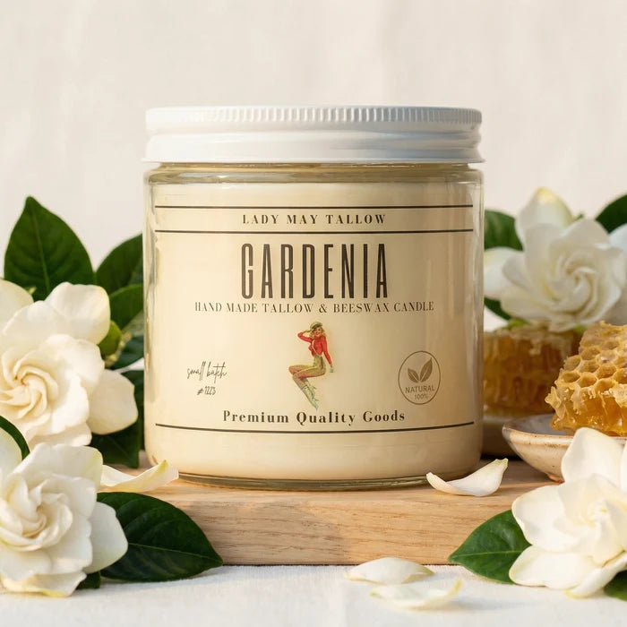 Gardenia Tallow & Beeswax Candle | 16 oz
