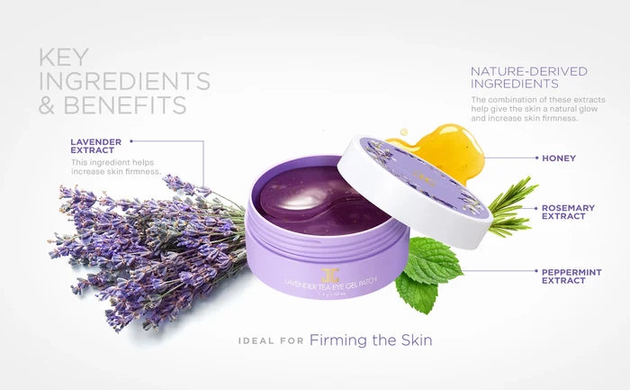 JAYJUN Cosmetic Lavender Tea Eye Gel Patch شرائح اللافندر للعين والبشرة من جيجون