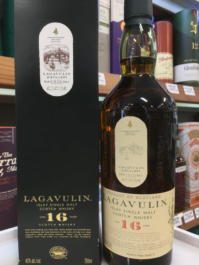 LAGAVULIN ISLAY 16 YRS.