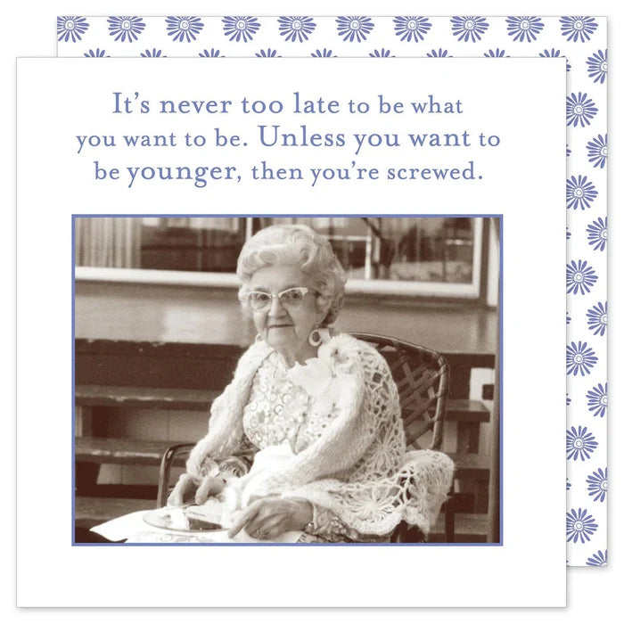 Never Too Late Cocktail Napkins
