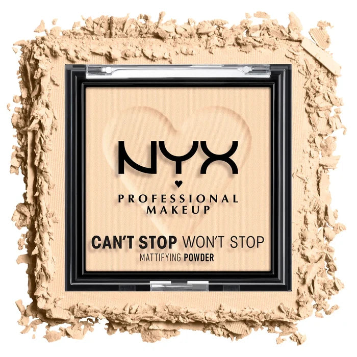 NYX Can't Stop Won't Stop Mattifying Powder باودر مطفي من نيكس