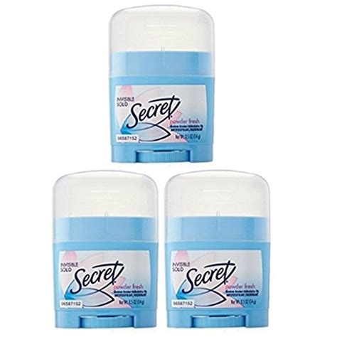 SECRET Invisible Solid Antiperspirant & Deodorant Powder Fresh مزيل العرق برائحة البودرة من سيكرت