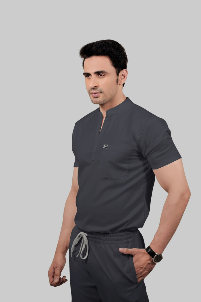 Stretchable (2Way) Men Dark Gray Jogger