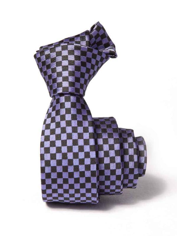 ZOD! Structure Purple Microfibre Tie