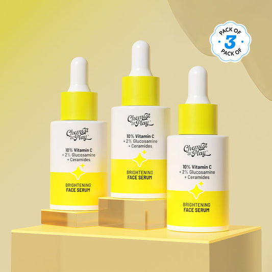 10% Vitamin C Serum for Glowing & Bright Skin - 30 ml | Pack of 3