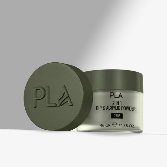 PLA 2 in 1 Dip & Acrylic Powder container with lid on a gray background