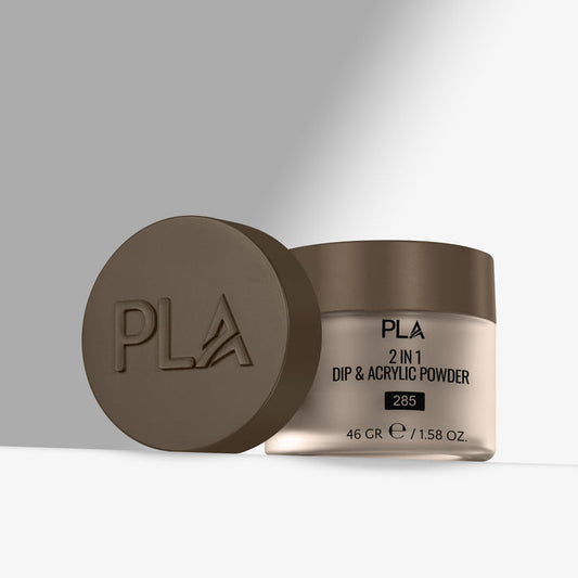 PLA 2-in-1 Dip & Acrylic Powder container with lid on a gray background