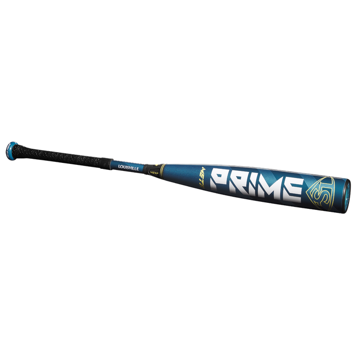 A used 2025 Louisville Slugger Meta Prime (-5) 2 3/4" USSSA baseball bat, featuring PRIME in large white letters on the barrel, is displayed against a plain white background.