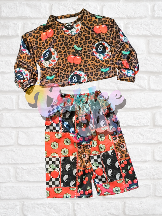 2T RTS Boxy sweatshirt & flow pants SATIN