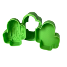 3D Printed Cactus Bath Bomb Mold
