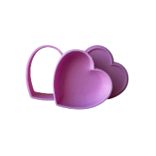 3D Printed Heart Bath Bomb Mold