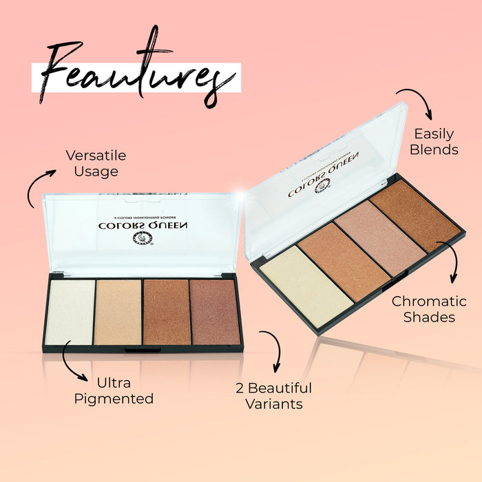 Colors Queen 4 Color Highlighting Powder