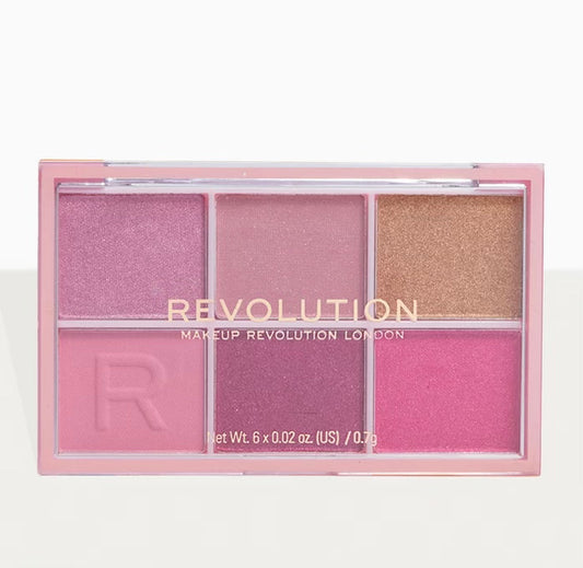 REVOLUTION mini shadow palette heartbreaker pink