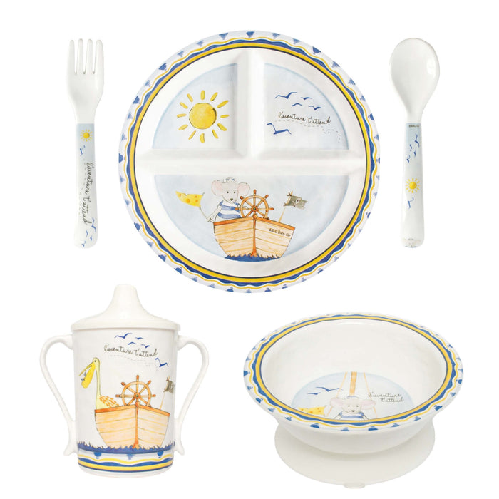 Adventure Awaits Baby Dish Set