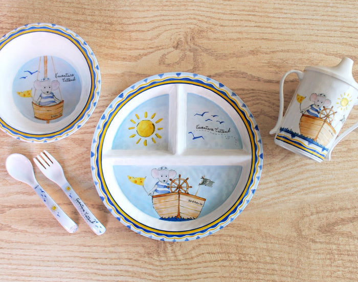 Adventure Awaits Baby Dish Set