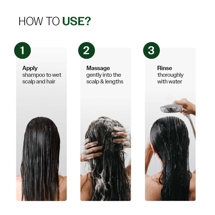 Anti Dandruff Shampoo with Salicylic Acid, Piroctone Olamine & Biotin - 750 ml | Pack of 3