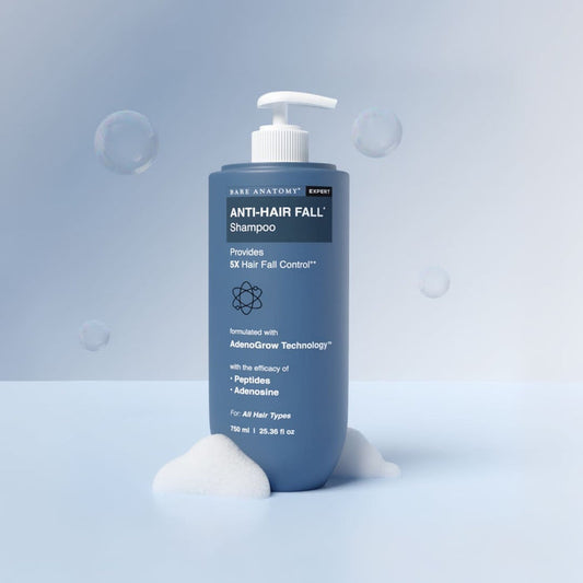 Anti-Hair Fall Shampoo With Adenosine & Peptides for Hair Fall Control - 750 ml