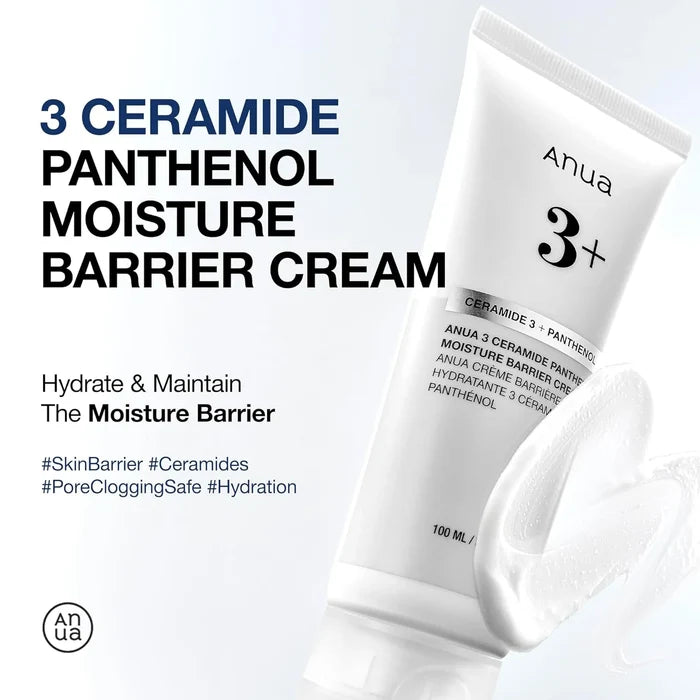 Anua 3+ Ceramide Panthenol Moisture Barrier Cream - 100ml