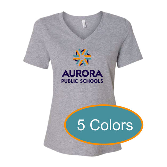 APS Ladies Relaxed V-Neck Tee -5 Designs