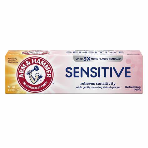 ARM & HAMMER Sensitive Teeth And Gums Toothpaste – Refreshing Mint معجون الأسنان اللطيف على اللثة والأسنان الحساسة بنكهة النعناع المنعشة