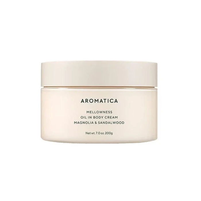 [AROMATICA] Mellowness Oil In Body Cream Magnolia & Sandalwood 200g - Ballagrio
