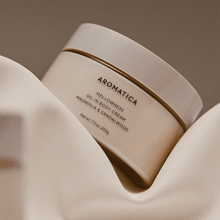 [AROMATICA] Mellowness Oil In Body Cream Magnolia & Sandalwood 200g - Ballagrio