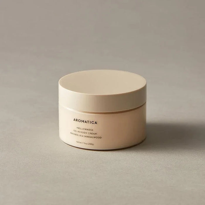 [AROMATICA] Mellowness Oil In Body Cream Magnolia & Sandalwood 200g - Ballagrio