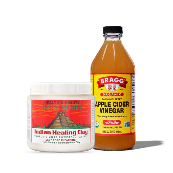 AZTEC SECRET Indian Healing Clay + Apple Cider Vinegar (ماسك الطين الهندي+ خل التفاح )
