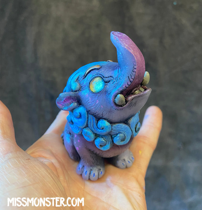 BABY BAKU BLANK CAST- GLOW IN THE DARK- GREENS AND BLUES