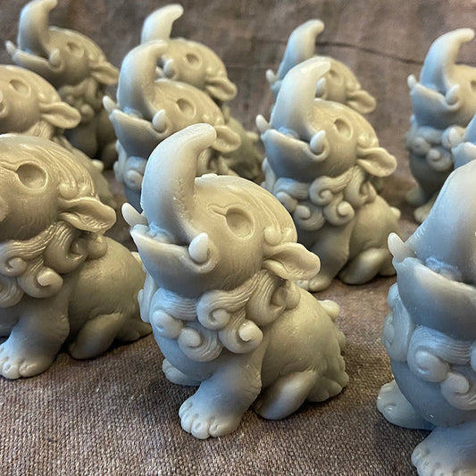 BABY BAKU BLANK CAST FIGURE- GREY