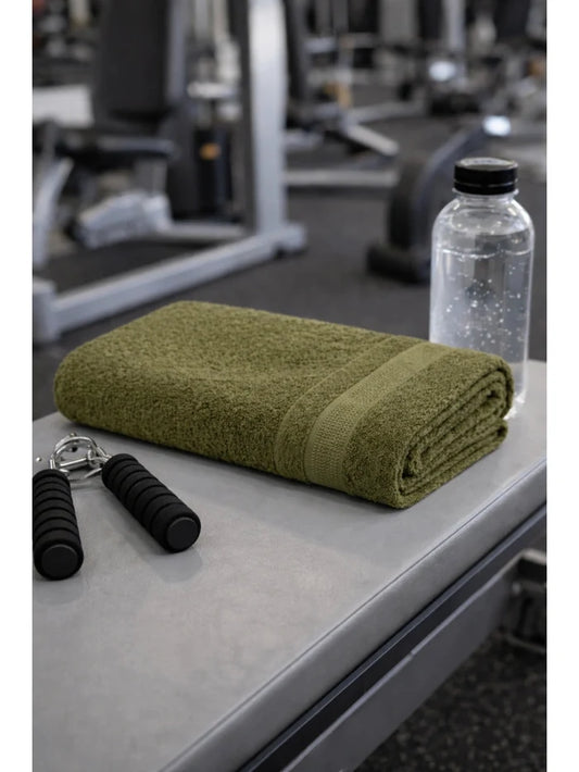 Bamboology Camouflage Green Ultra Soft Quick Dry Bath Towel