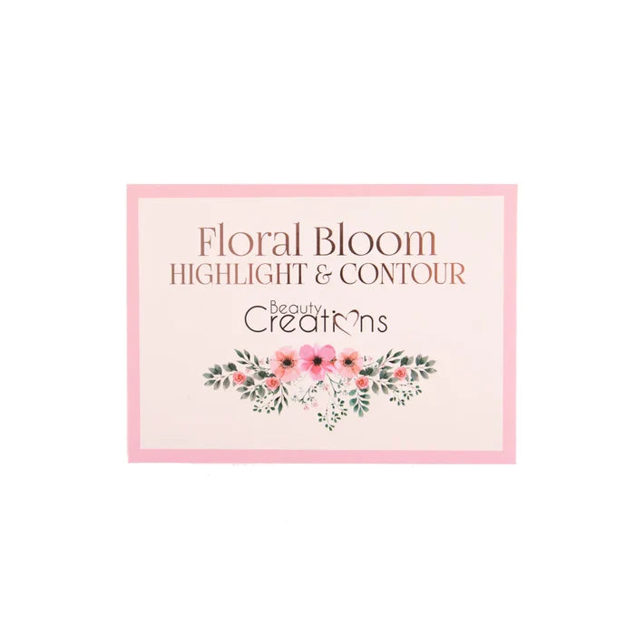 BEAUTY CREATIONS FLORAL Bloom Highlight and Contour ￼￼بالت اضاءة وكونتور