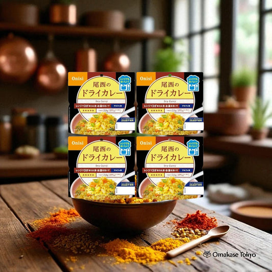 Bisai Foods Alpha Rice Dry Curry 4 Bags