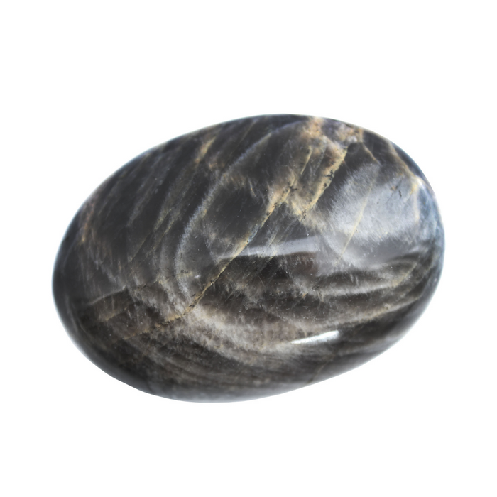 Black Moonstone Palm Stones