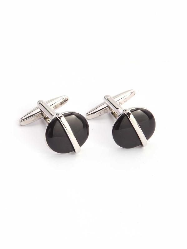 Black Stone Cufflinks