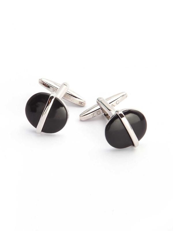 Black Stone Cufflinks