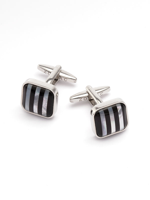Black & White Stone Cufflinks