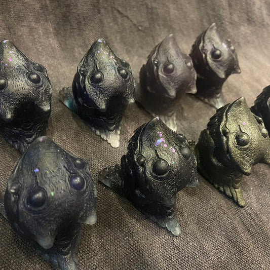 BLANK GLOW IN THE DARK FAFFNUFF CAST FIGURE- DARK SPARKLE COLOR