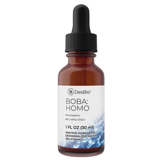 BOBA:HOMO formerly Borrelia-Babesia Homochord by DesBio,  series symptom relief, temporary relief of symptoms related to Lyme disease including rash, fever, chills, fatigue, migratory joint pain, memory loss, sleep problems, and rapid heart beat
