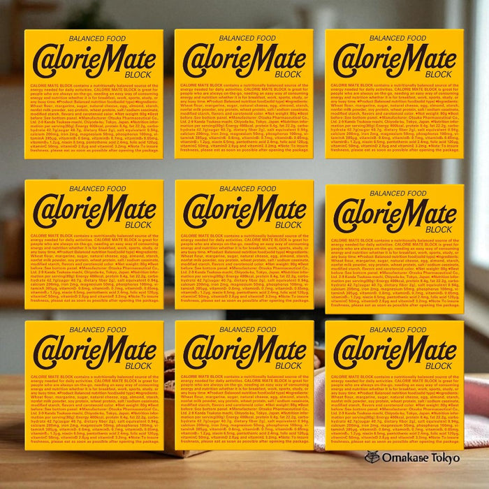 Calorie Mate Block, Cheese Flavor, 4 x 9 Packs