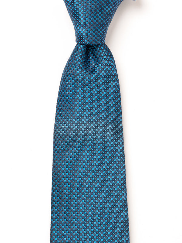 Campania Structure Dark Blue Silk Tie