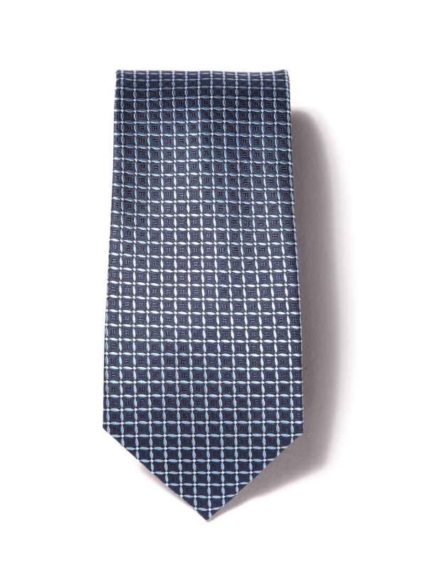 Campania Structure Dark Blue Silk Tie